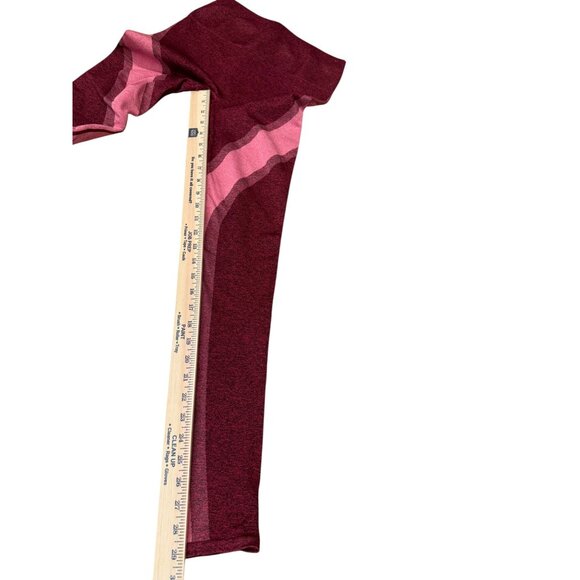 Fabletics PowerHold Seamless Two-Piece Set Pink & Burgundy Colorblock | Size M - Picture 5 of 10